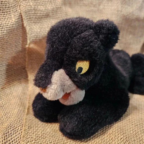 Vintage Walt Disney Company The Jungle Book Bagheera Plush. 18" L w Tail x 6" H - Picture 2 of 11